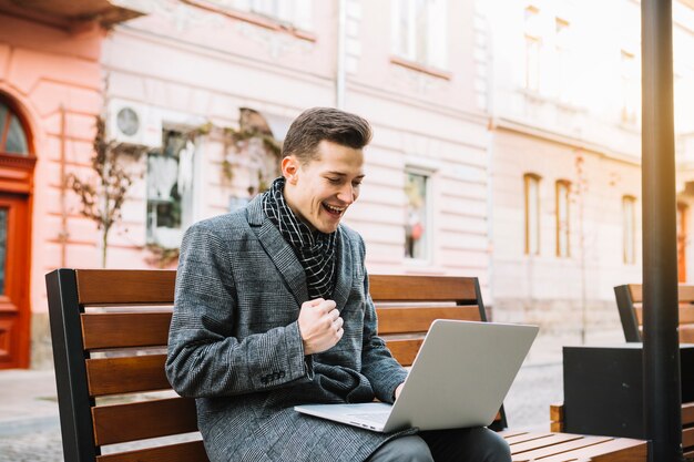 Happy businessman 