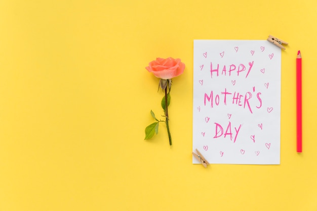 Free photo happy mother`s day postcard