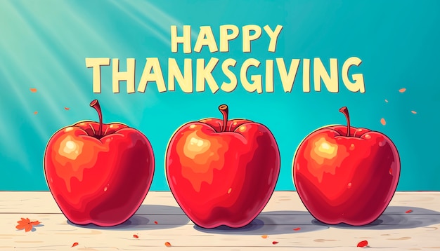 Happy thanksgiving celebration illustration