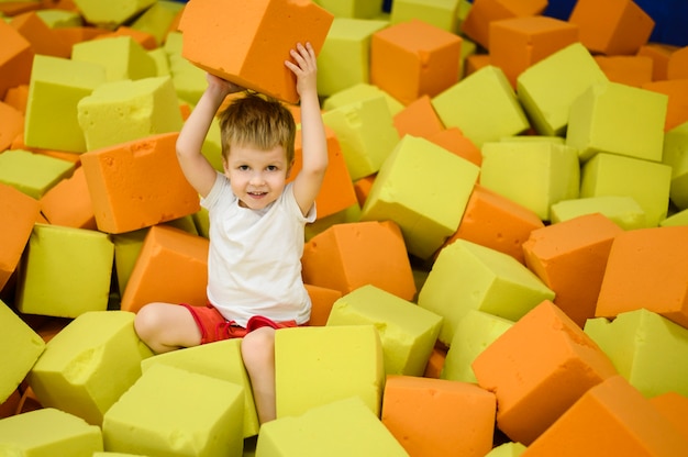 Free photo happy toddler enjoying playground