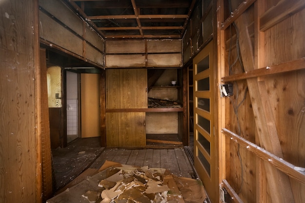 Free Photo haunted house interior background