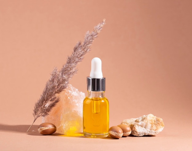 Free photo healthy argan oil composition