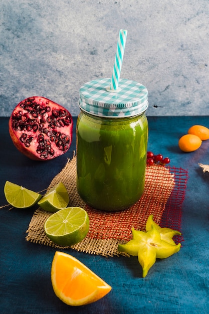 Free Photo healthy and delicious green smoothie