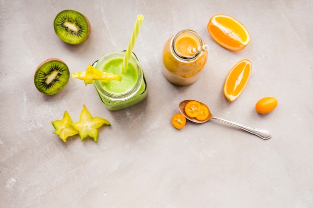 Free Photo healthy and delicious green smoothie