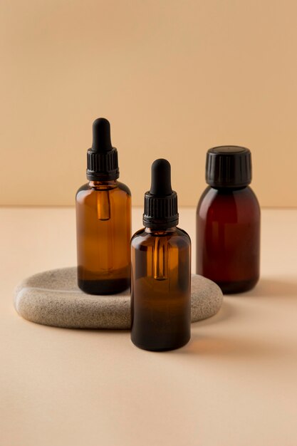 Healthy jojoba oil arrangement