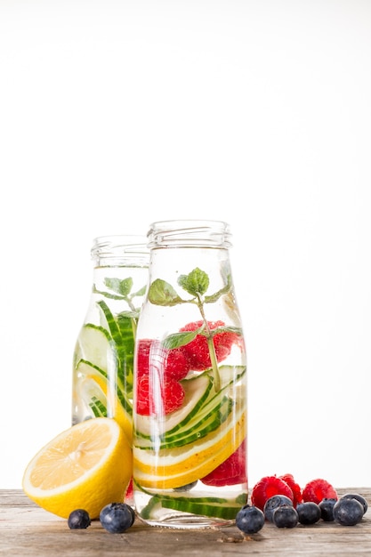 Free photo healthy smoothie ingredients