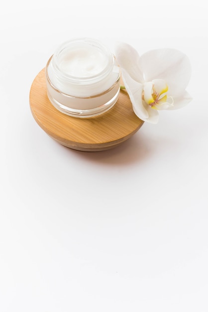 Healthy spa concept and body cream