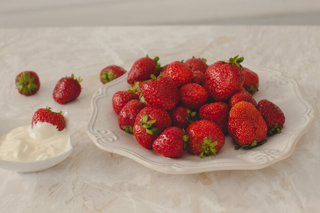 Heap of delicious berries