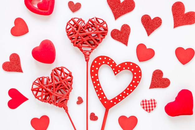 Free Photo heart shapes for valentines