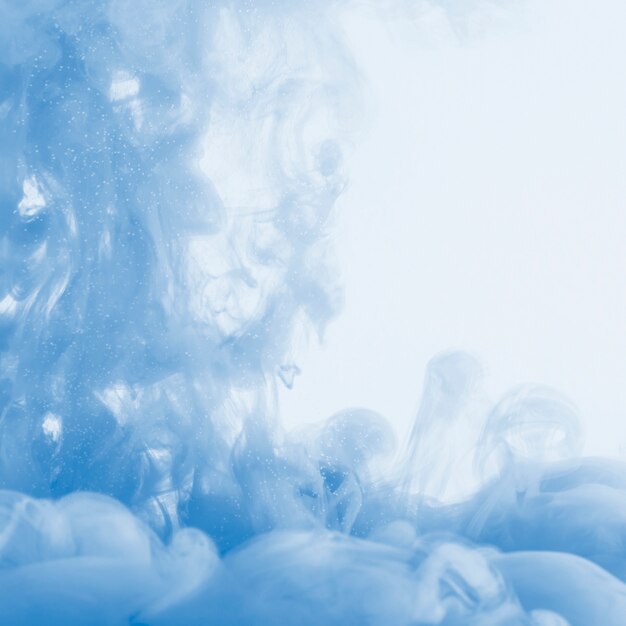 Heavy blue cloud of haze