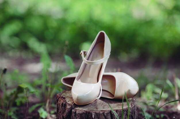 Heeled shoes