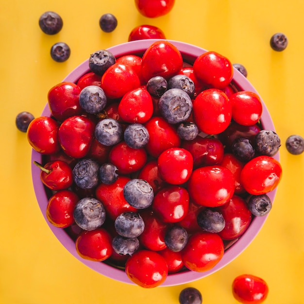 Helathy bowl of fruits