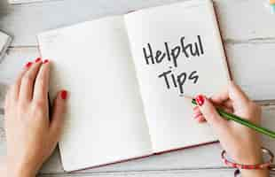 Free photo helpful tips information knowledge concept