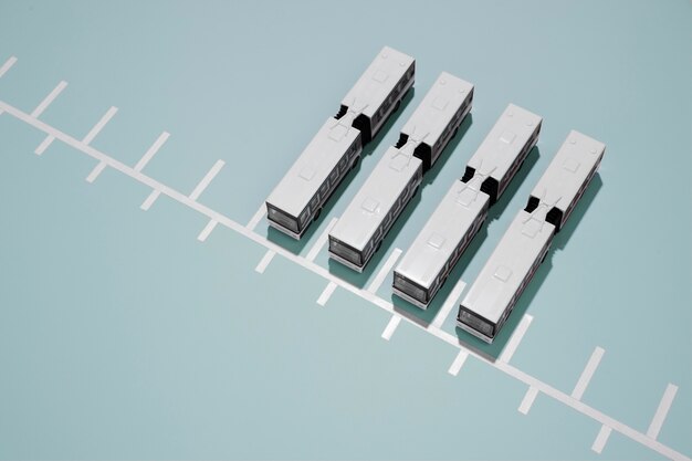 High angle public transport arrangement