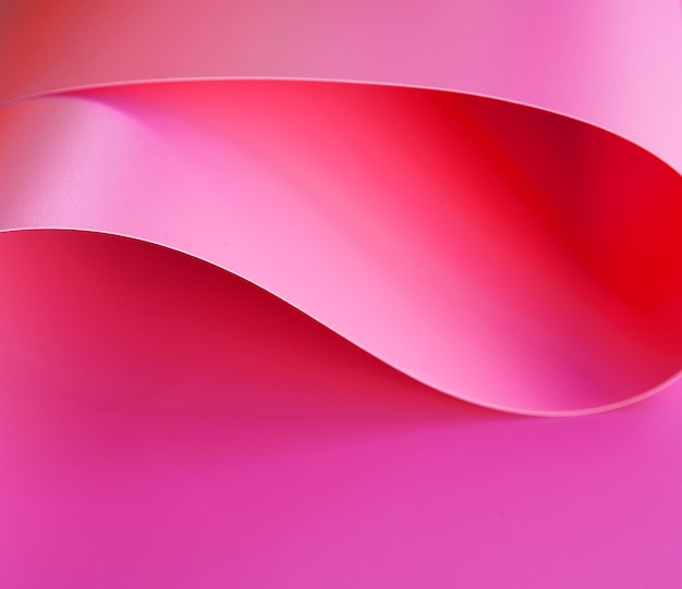 Free photo high angle of vibrant colorful bent paper