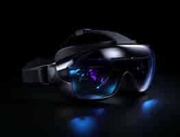 Free photo high tech futuristic gaming virtual reality headset