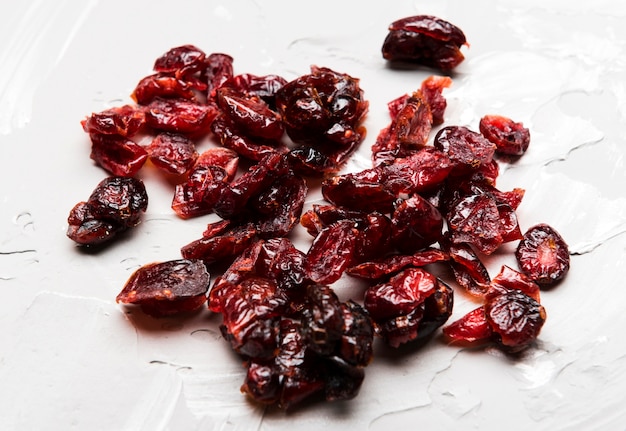 Free photo high view organic dried fruit