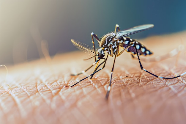 Highly detailed mosquito