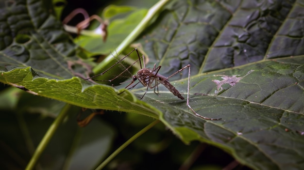 Free photo highly detailed mosquito