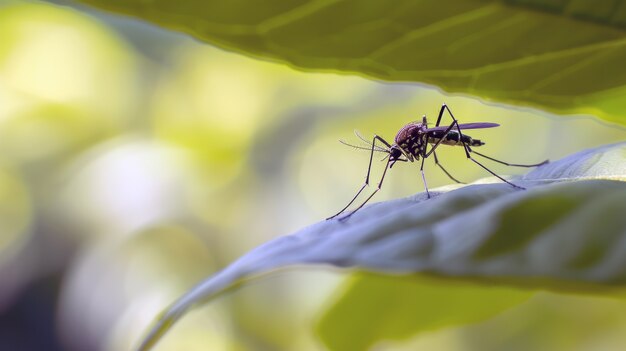 Highly detailed mosquito