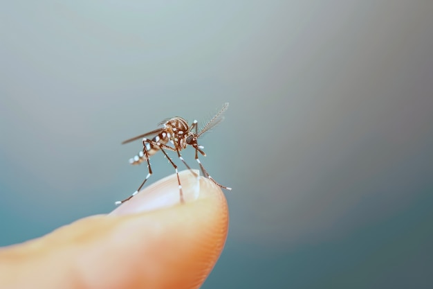 Highly detailed mosquito