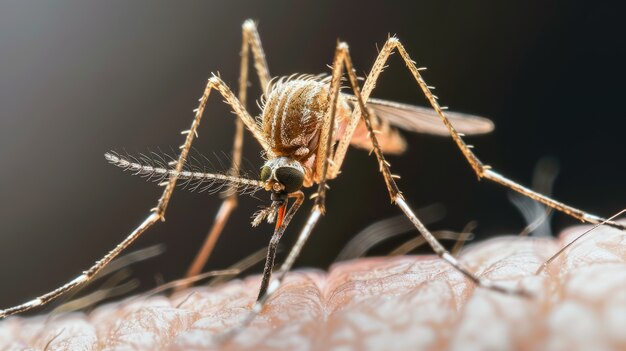 Highly detailed mosquito