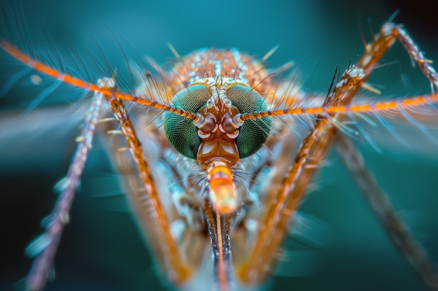 Free Photo highly detailed mosquito