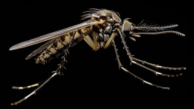 Highly detailed mosquito