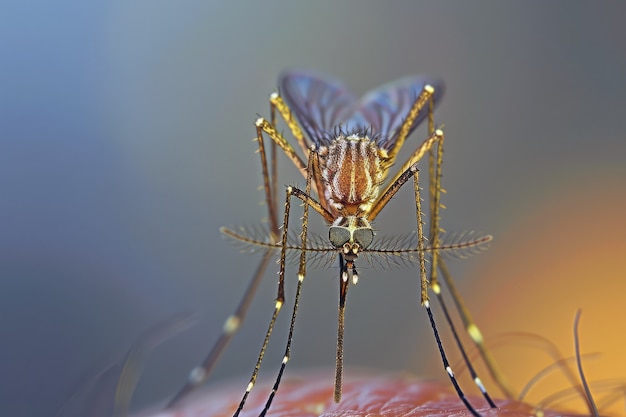 Highly detailed mosquito