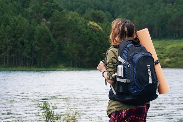 Hiking woman