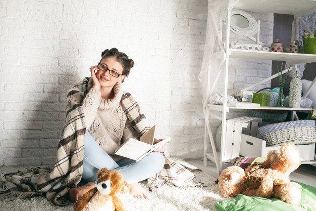 hipster girls young friends studio background