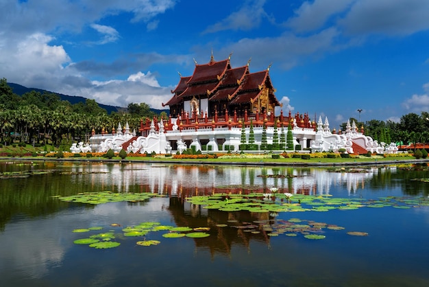 Ho kham luang northern thai style in Royal Flora ratchaphruek in Chiang Mai,Thailand.