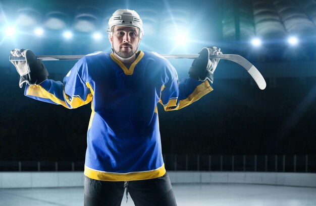 Free photo hockey player