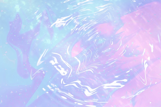 Holographic pastel gradient water ripple