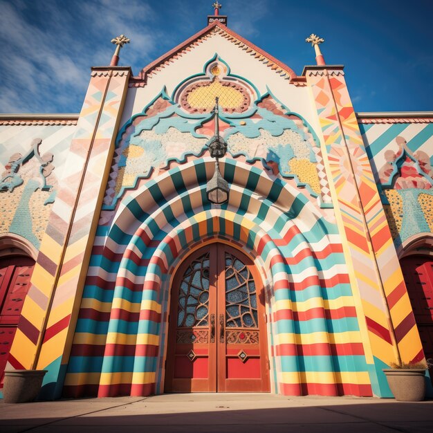 Holy week  celebration vivid colors