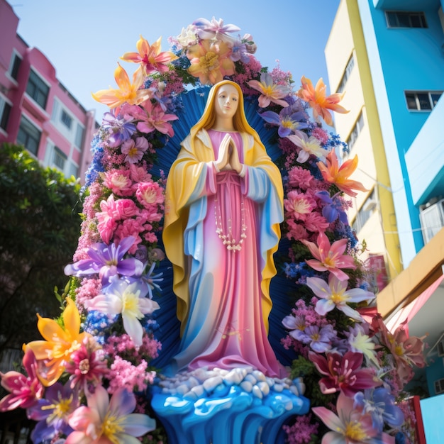 Free photo holy week  celebration vivid colors