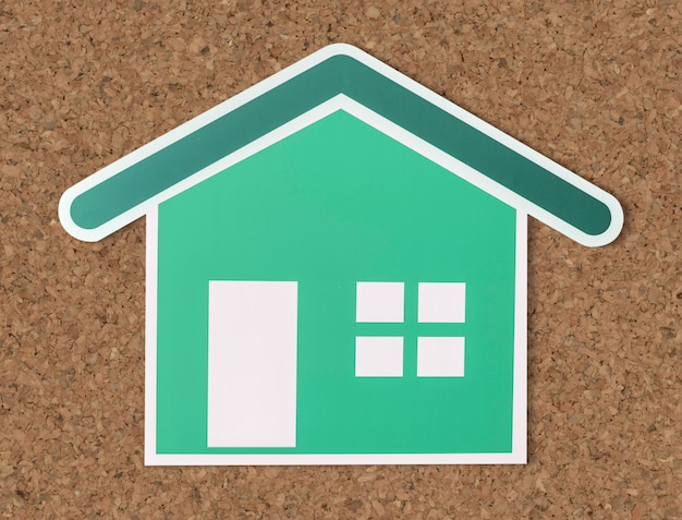 Free Photo home insurance cut out icon