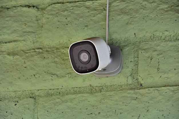 Free photo a home security camera