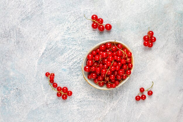 Homemade rustic red currant jam filling cookies with coconut