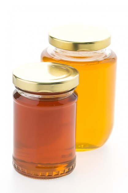 Honey in jars 