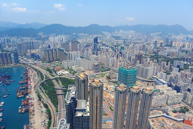 Hong Kong aerial view