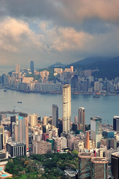 Hong Kong aerial view