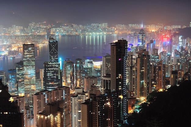 Hong Kong at night