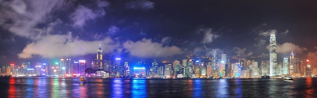 Hong Kong skyline panorama