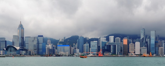 Free photo hong kong skyline