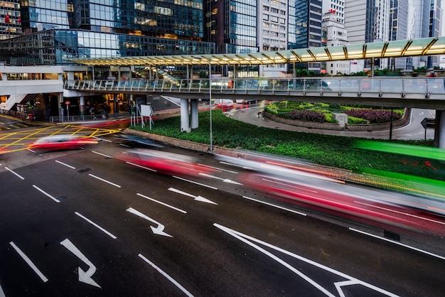 Free photo hong kong traffic view