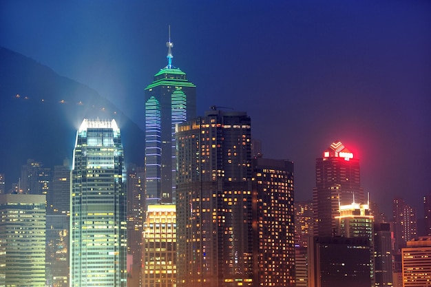 Hong Kong urban skyscrapers