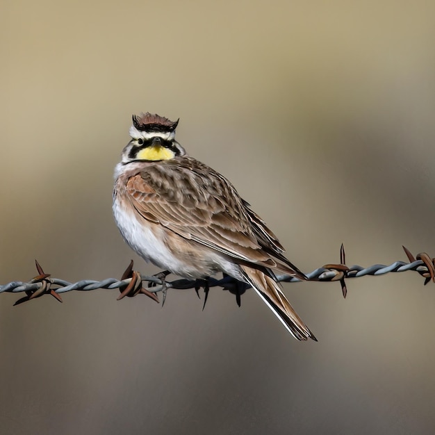 Free Photo horned lark