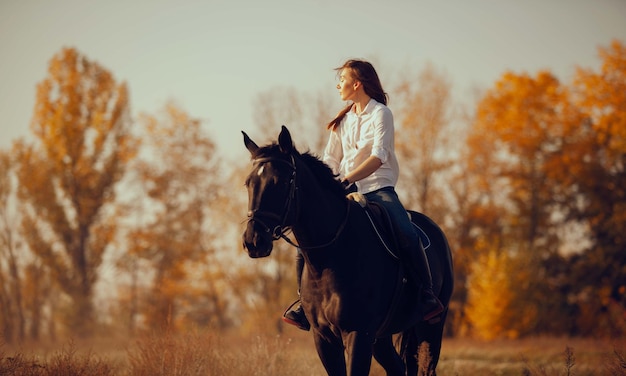 Horse riding