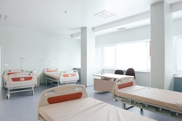 Free Photo hospital room interior